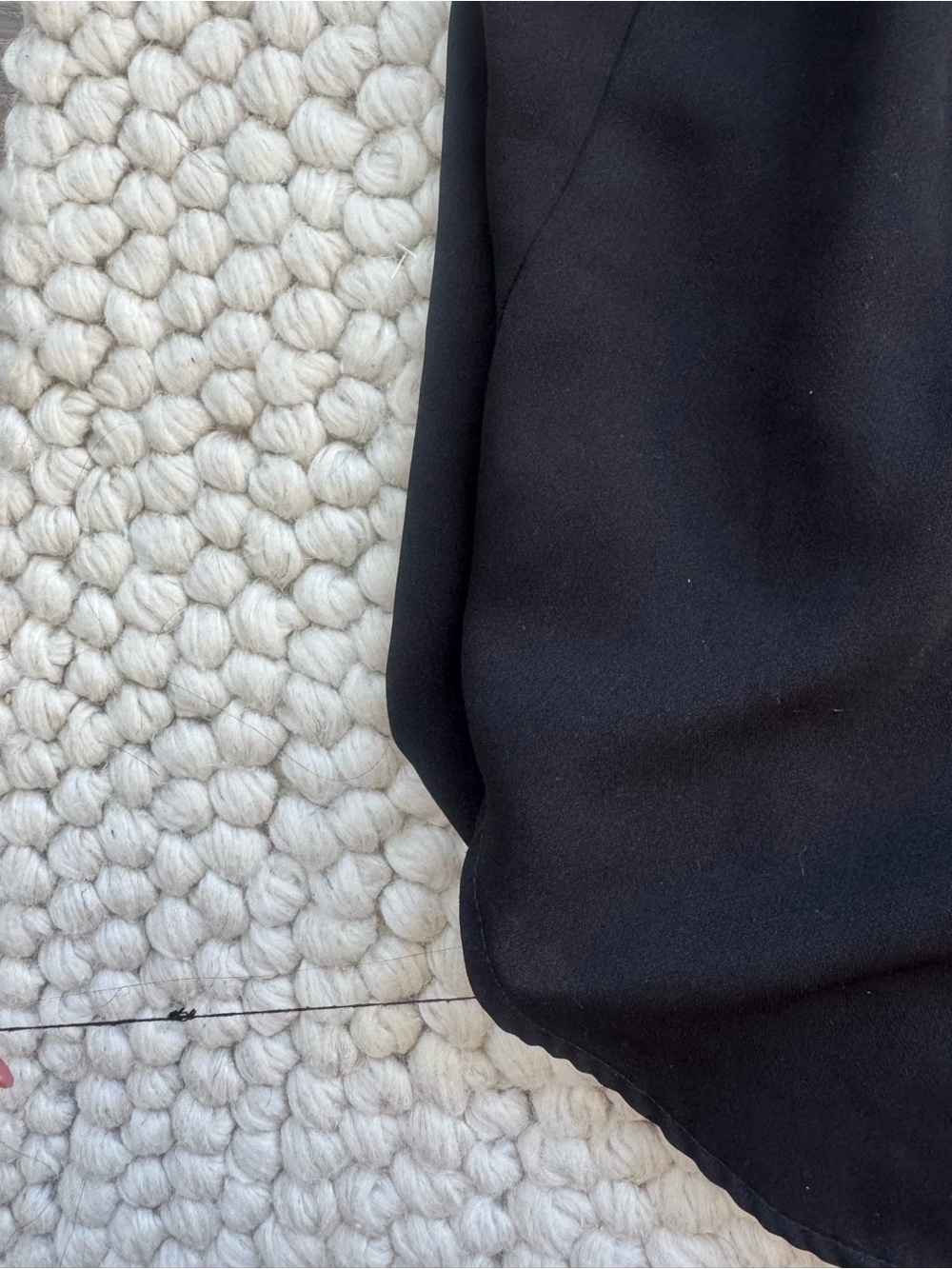 Boohoo Black Button Front Top - Picture 4 of 4